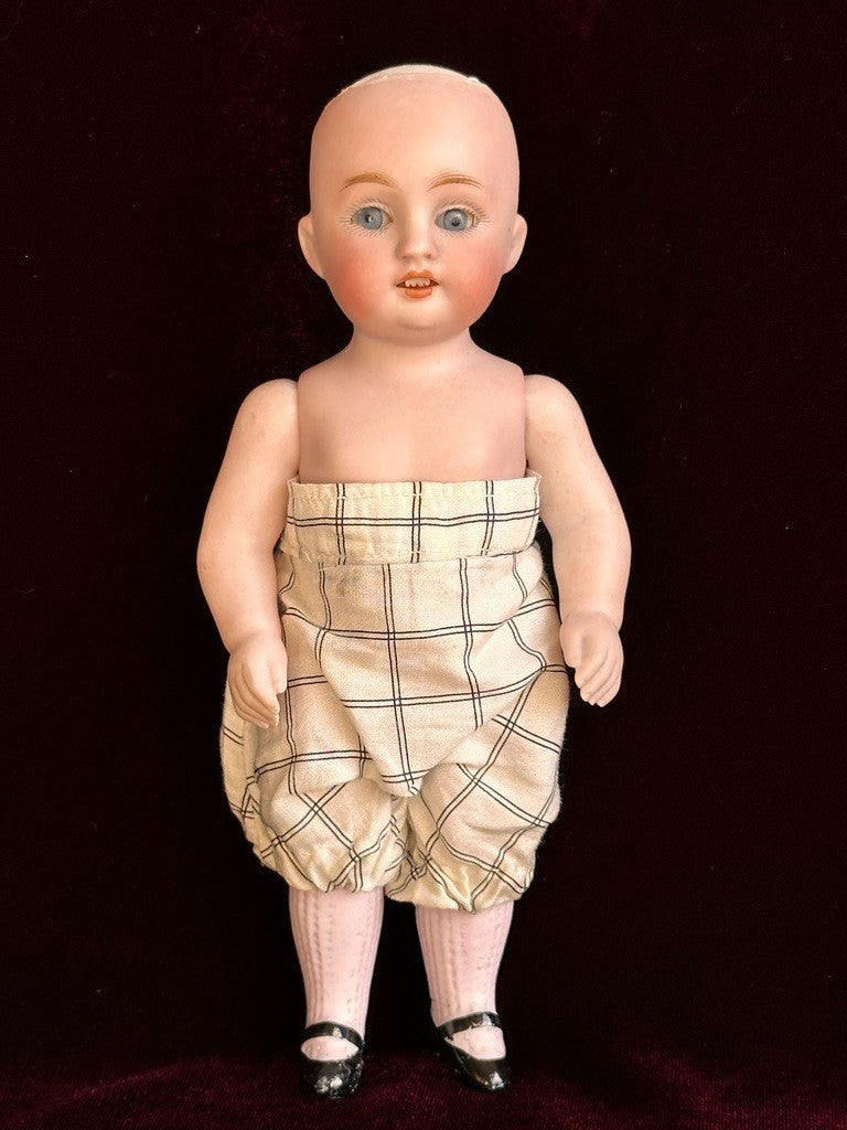 Large Antique German 7.5” Kestner 150 All Bisque Mignonette Doll