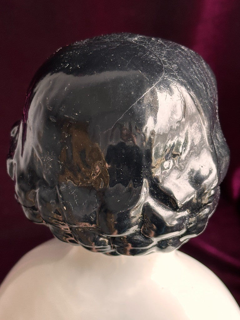 Large Antique German 27” Flat Top Highbrow China Shoulder Head Doll