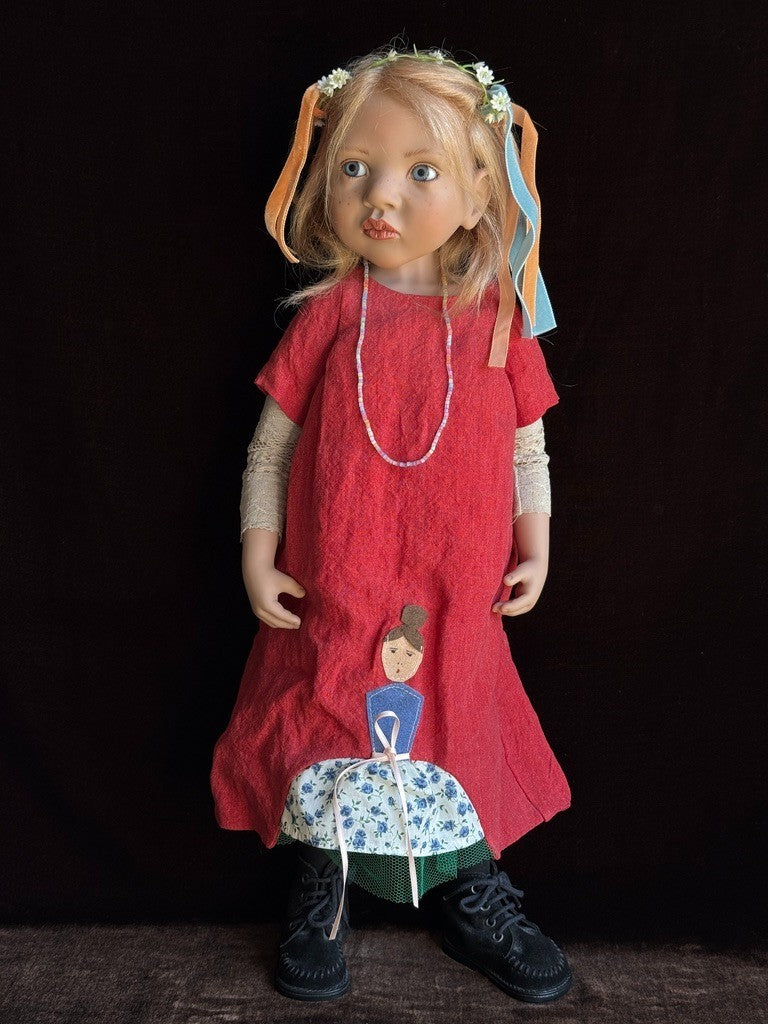 Rare Lifelike Zwergnase 22” Vinyl Irmi Doll 2005 LE 50 with Tag and Box