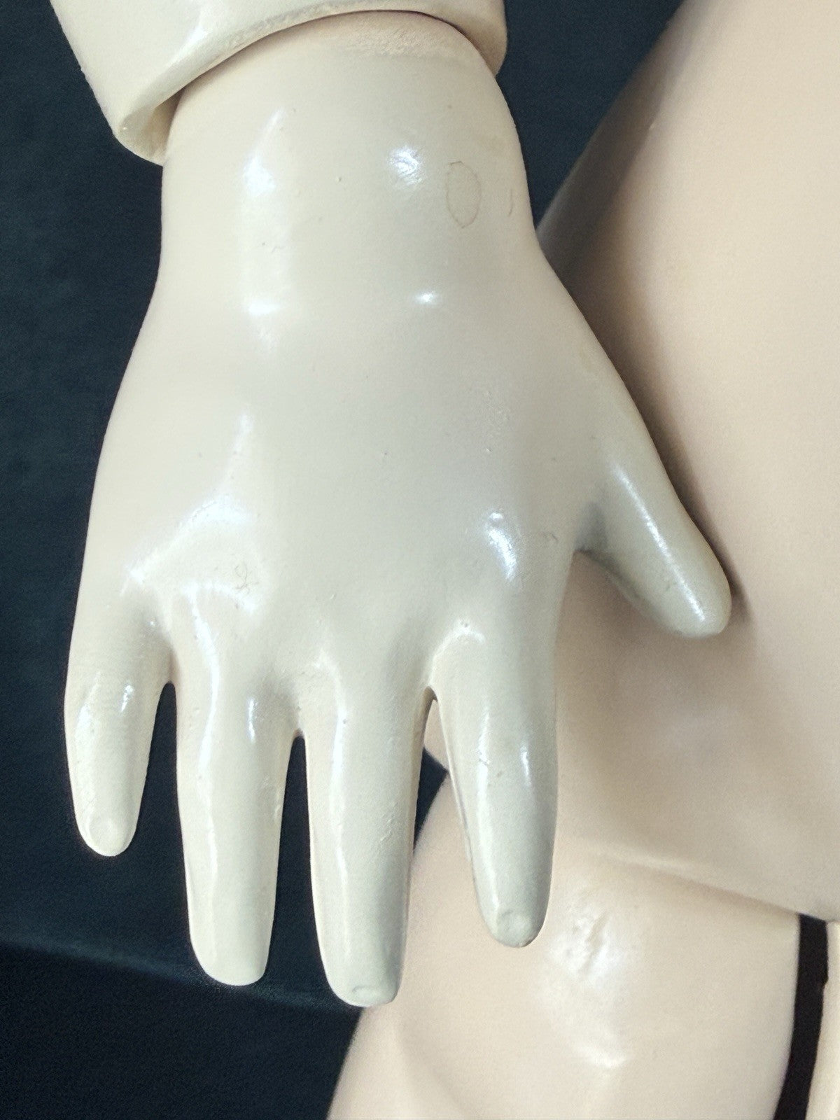 Vintage Reproduction of Antique French Bru Jne R 27” Doll Porcelain Head