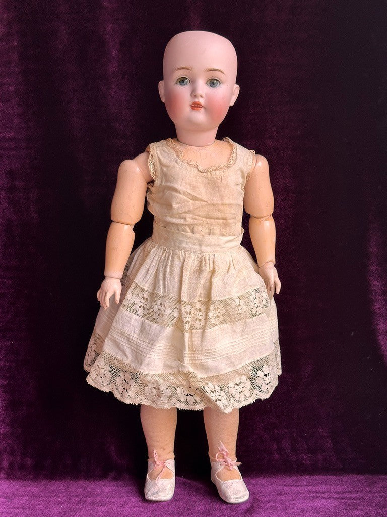Antique German 22” Kestner 168 Bisque Head Doll Composition Body