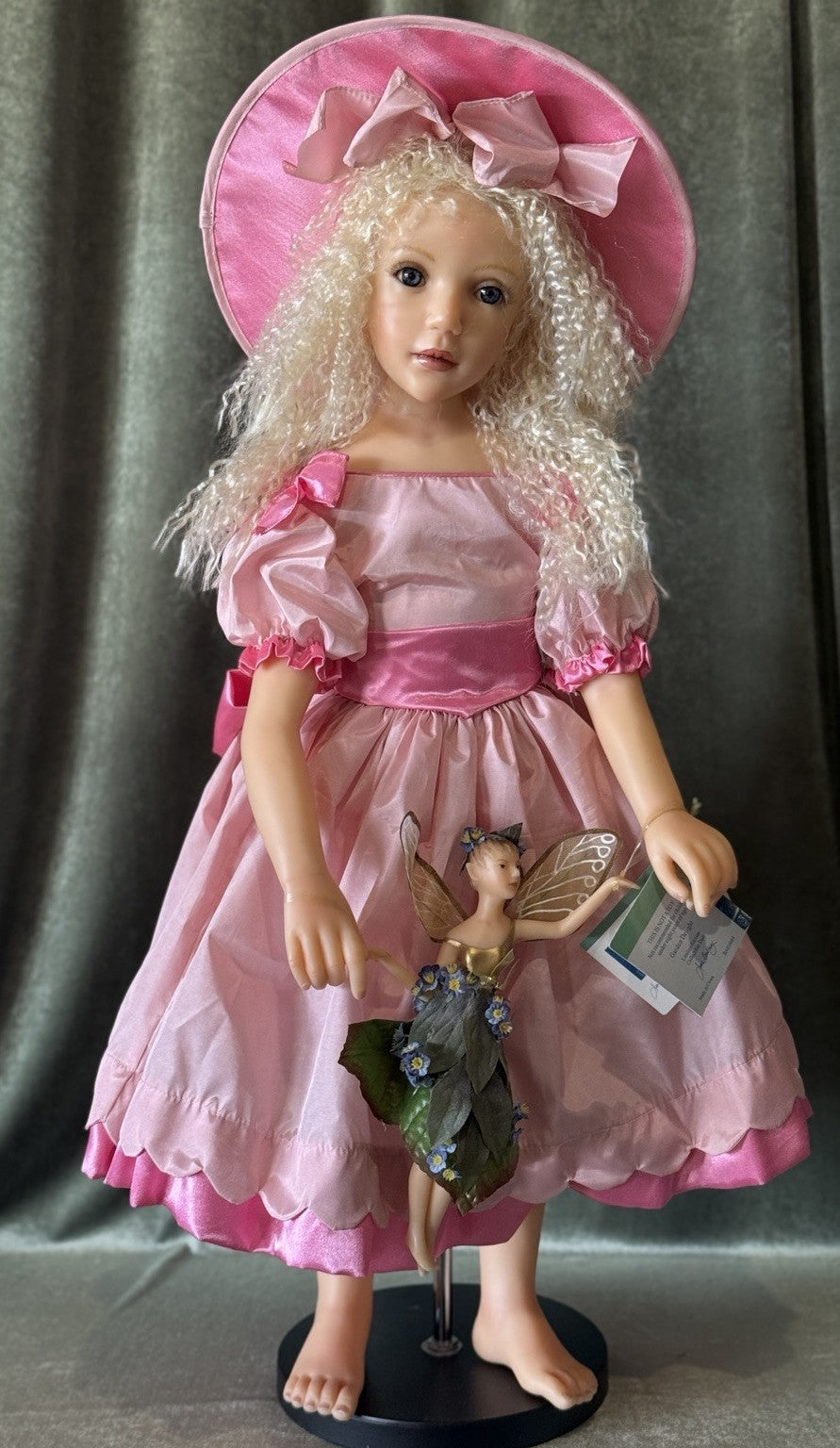 Artist Collectible Resin “Garden Delight” 28” Doll by Jane Bradbury LE 300