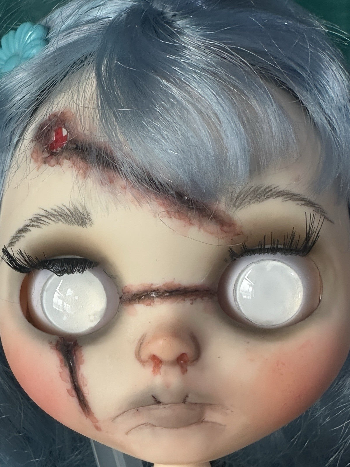 OOAK Custom Blythe 11” Artist BDJ Doll “Beautiful Frankenstein”