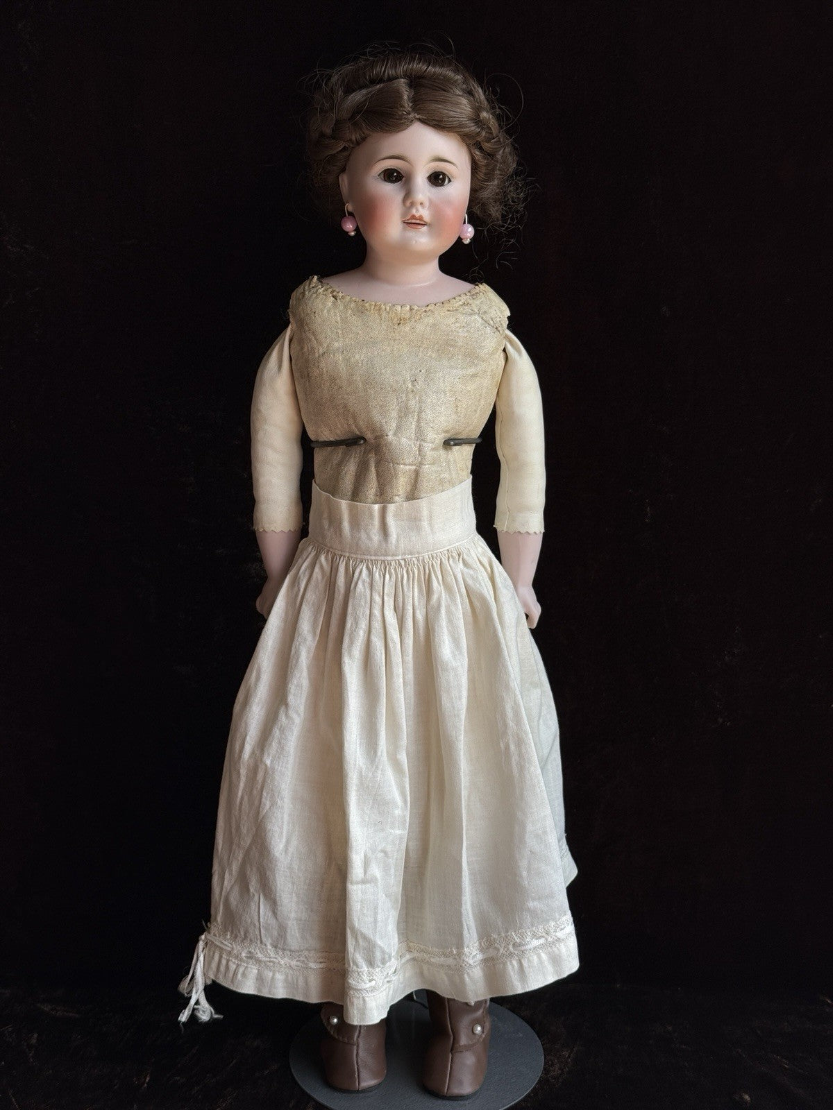 Antique German 22” Bahr & Proschild (?) Bisque Shoulder Head Fashion Doll