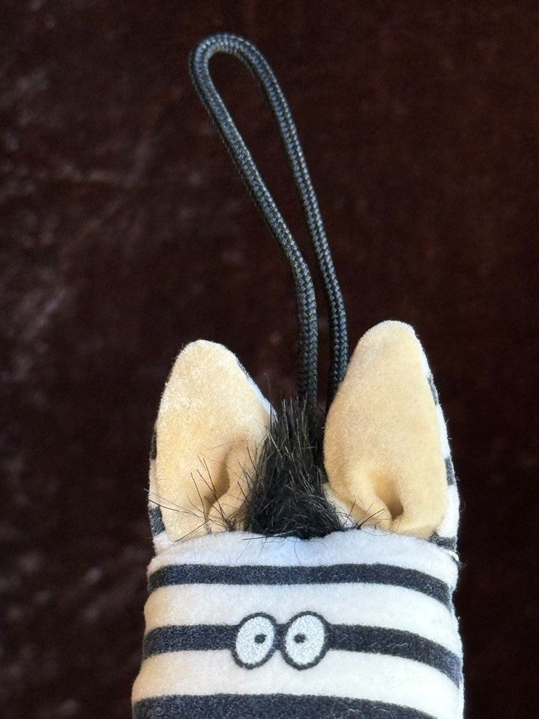 Rare Vintage Takashimaya New York Zebra Plush Stuffed Animal w Box Tag