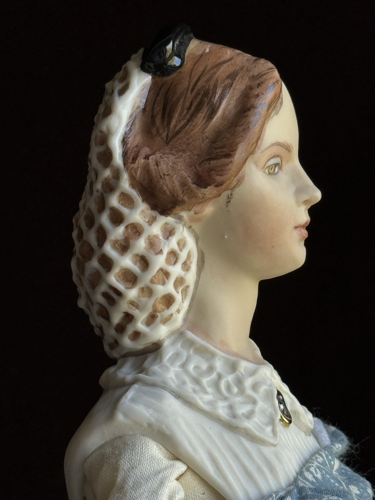 Collectible 12.5" Kathy Redmond Porcelain Cloth “Little Women” Jo Character Doll