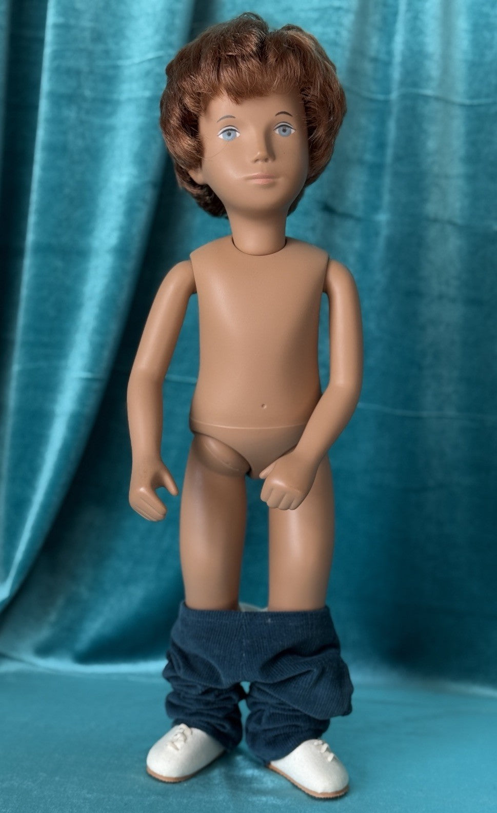 Collectible England Vinyl Sasha 312S Gregor Redhead Cord Boy Doll