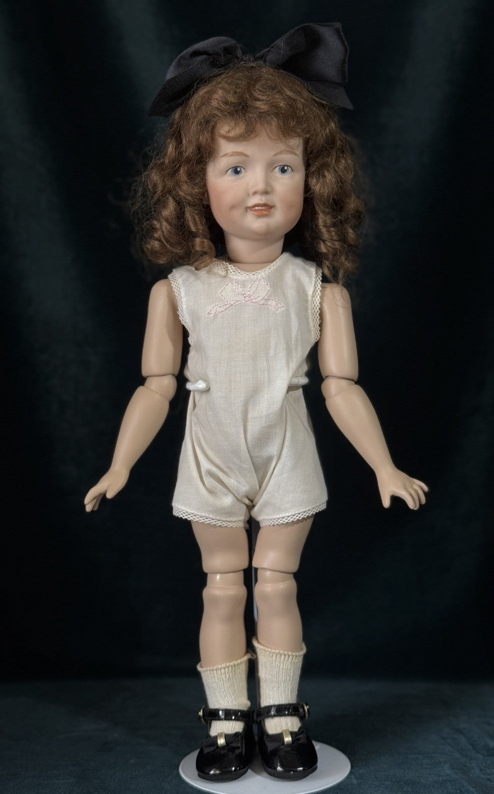 Rare Reproduction of Antique Simon Halbig 151 Smiling Character 15” Doll