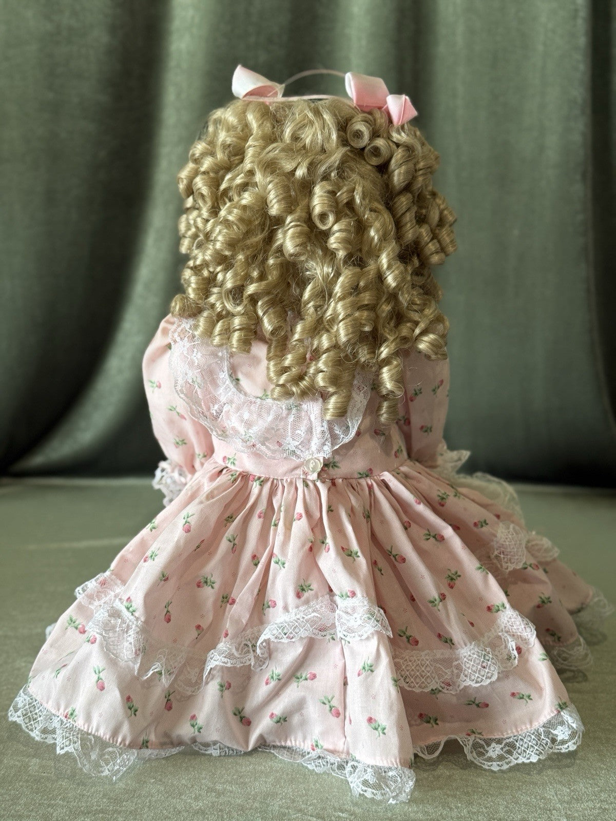 Artist Reproduction Of Porcelain 28” Doll “Lacey”