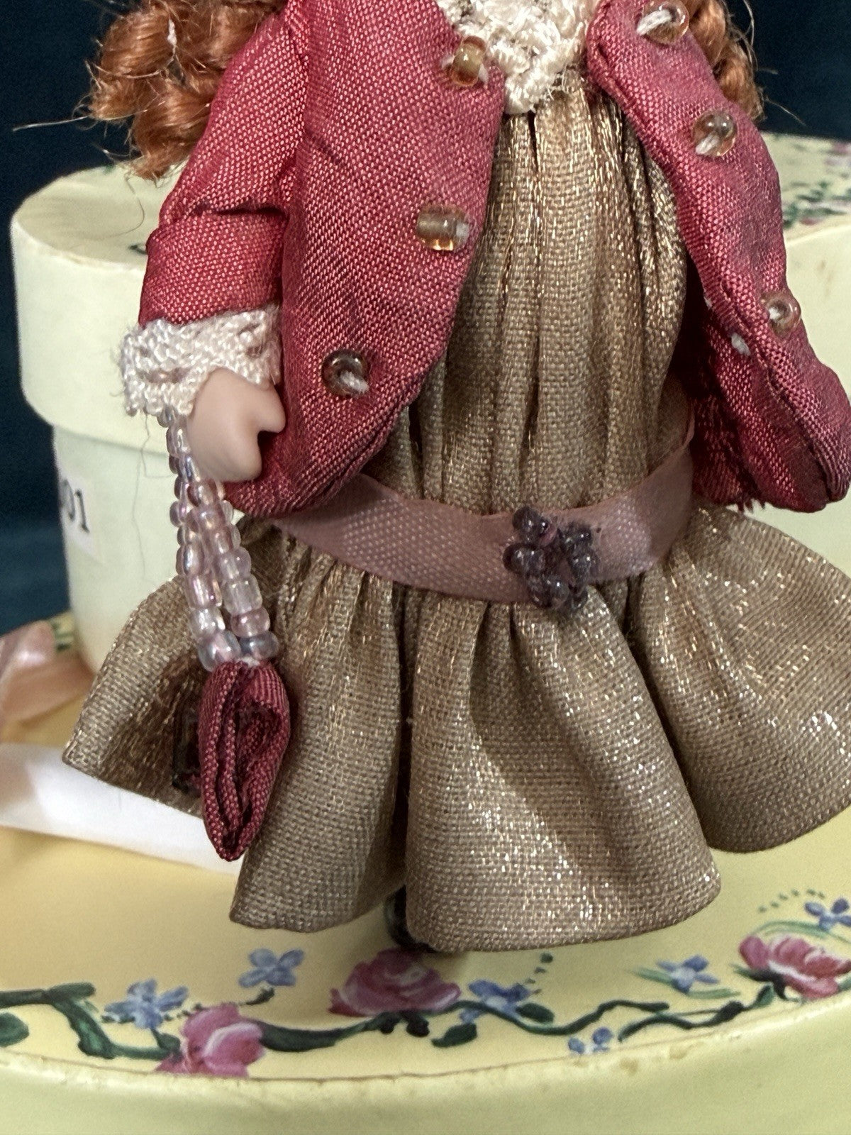 Lot Of 3 Artist Miniature Porcelain Dolls The Palmary Collection Three Heart