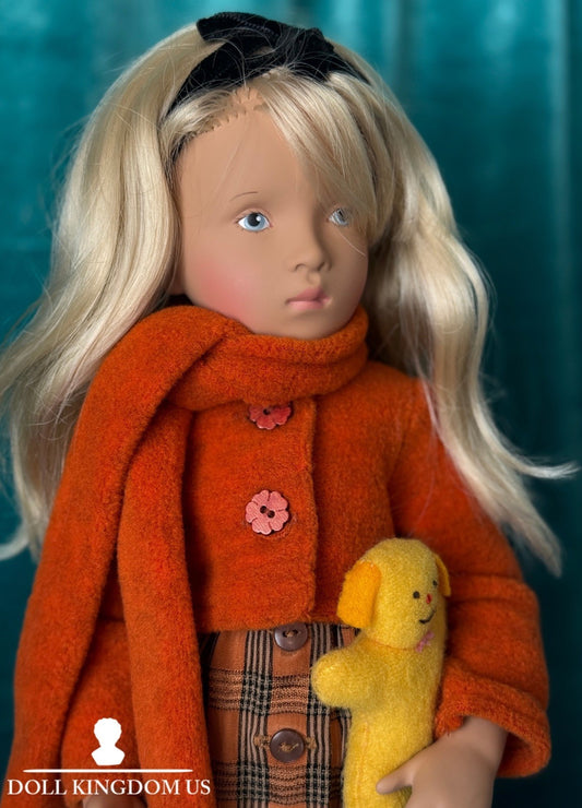 Collectible German Zwergnase by Sylvia Natterer Vinyl 18” “Eloise” Doll