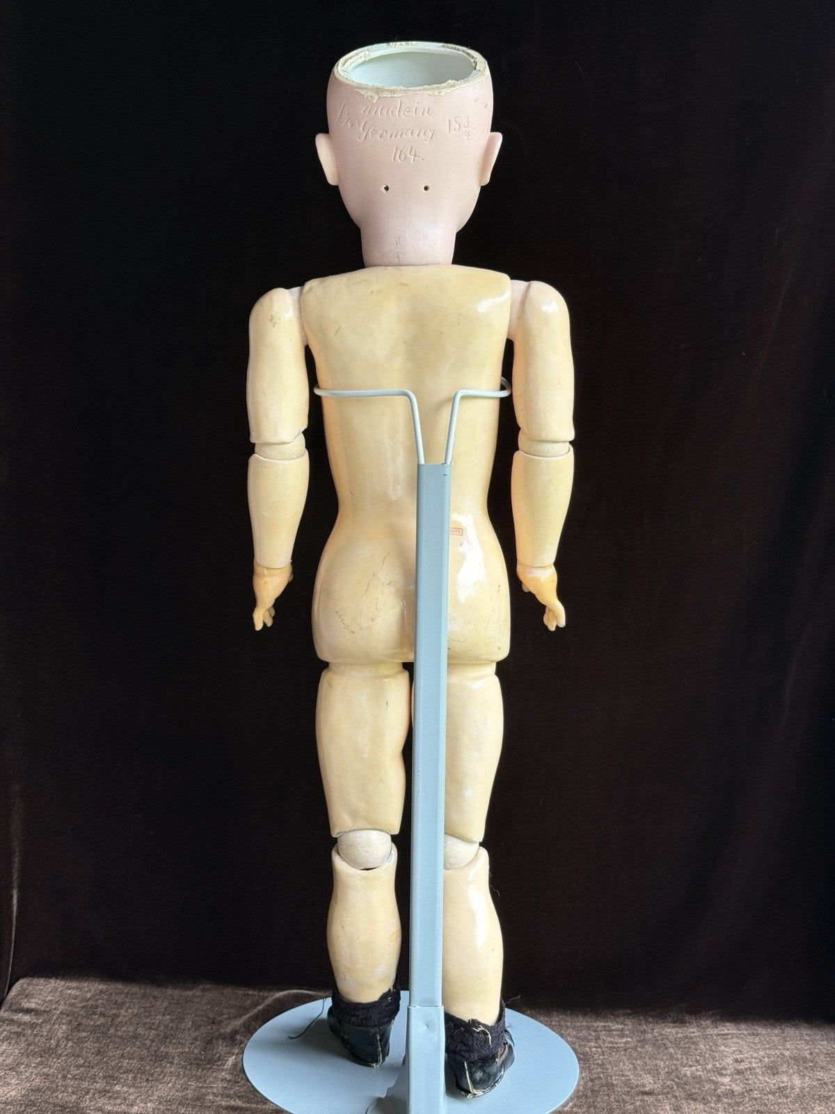 Large Antique German 29” Kestner 164 Bisque Head Doll
