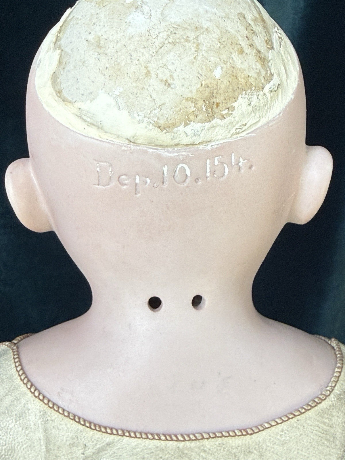 Antique German 21” Kestner 154 Bisque Shoulder Head Doll