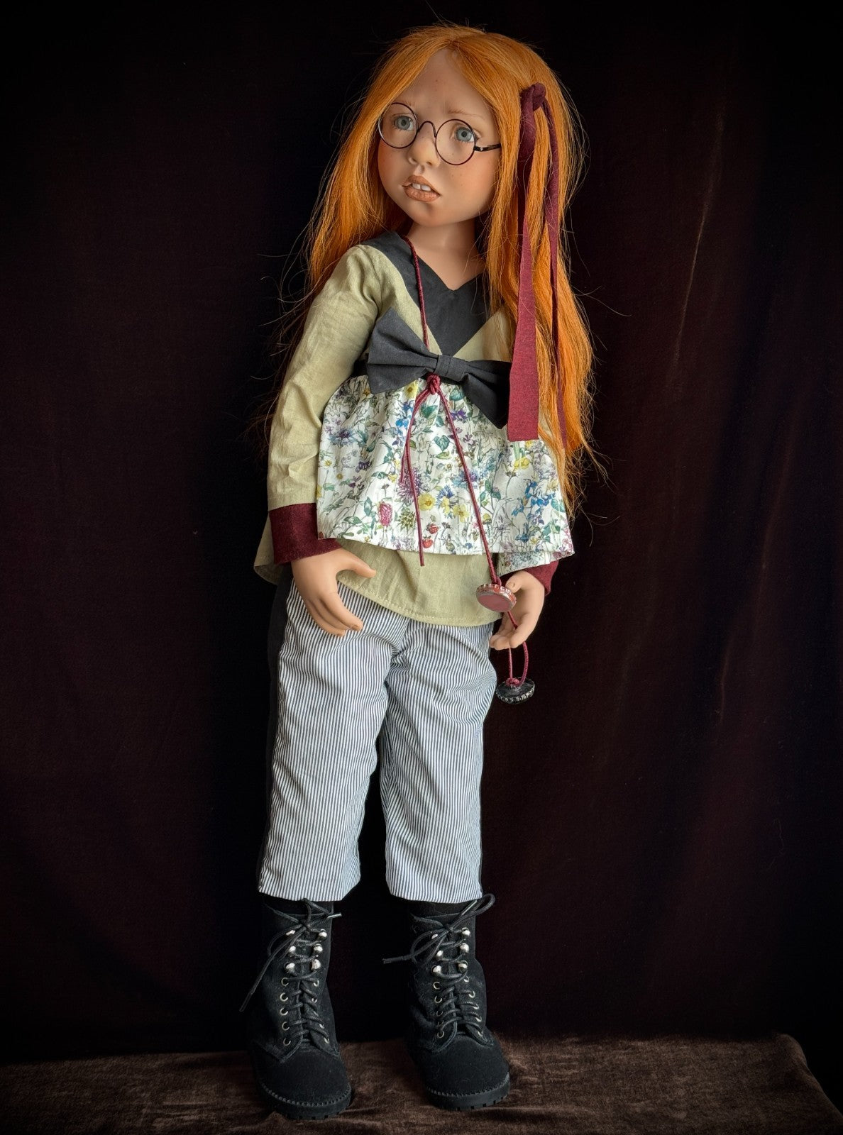 Rare Large Lifelike Zwergnase 29.5” Vinyl Heikedine Doll 2018 LE 75 Box and Tag