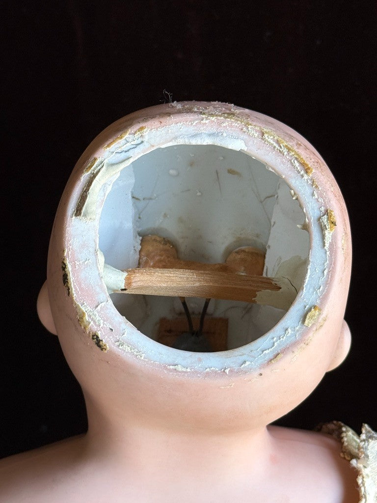 Antique German 21” ABG Alt Beck & Gottschalk Turned Bisque Shoulder Head Doll