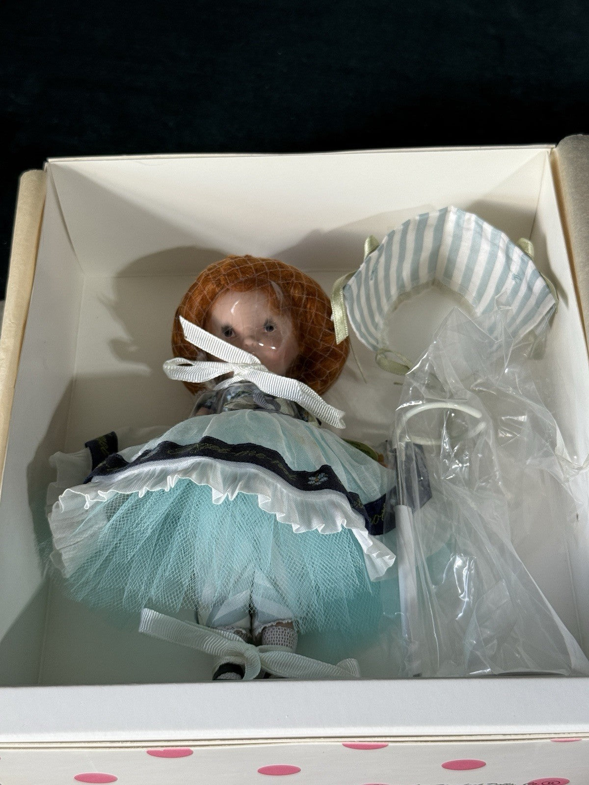 MIB Nancy Ann “Forget Me Not” Dianna Effner Doll LE 155/1000 Box/COA/Tag/Stand