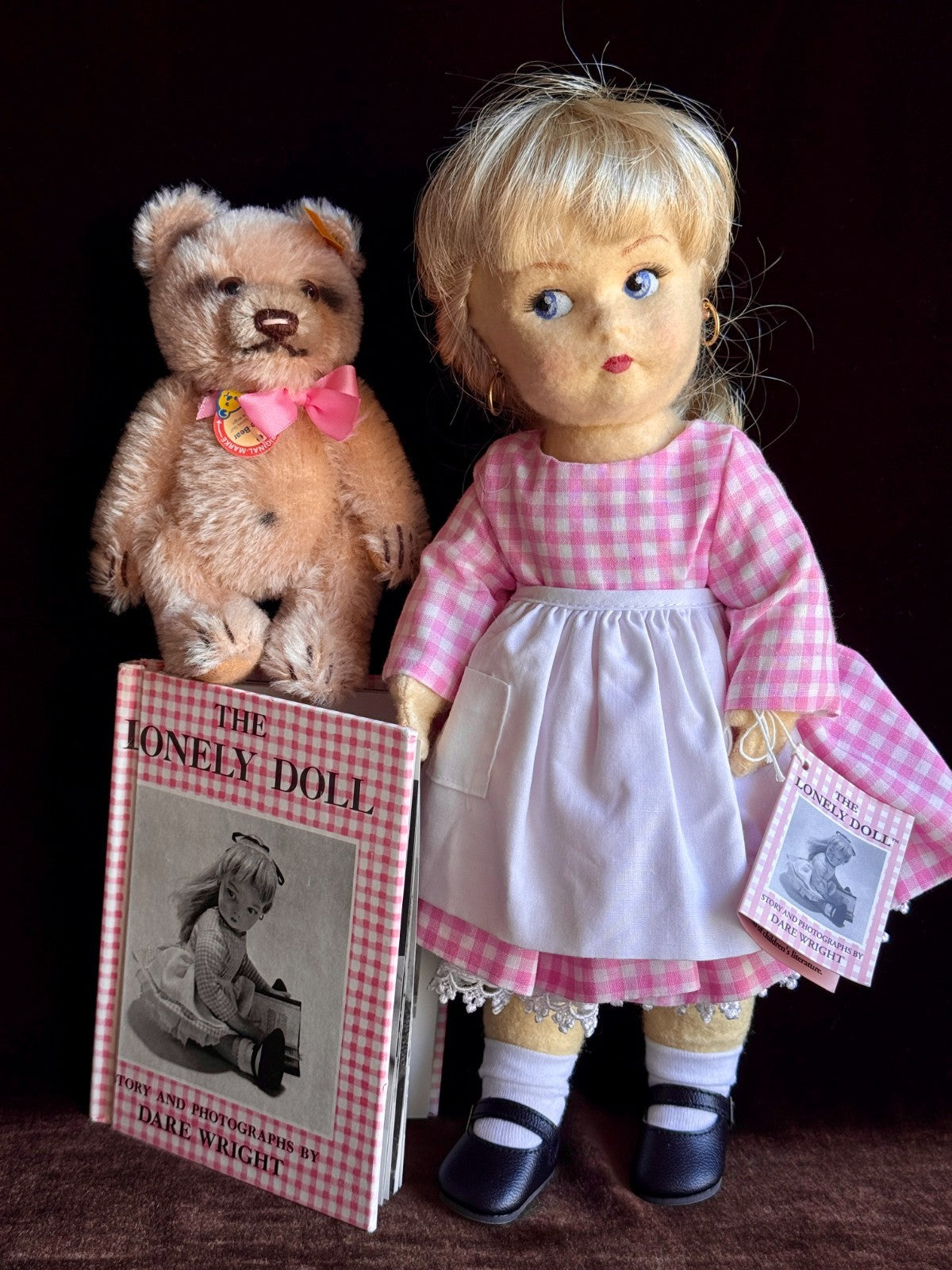 Madame Alexander Edith The Lonely Doll Little Bear Steiff Set New in Box
