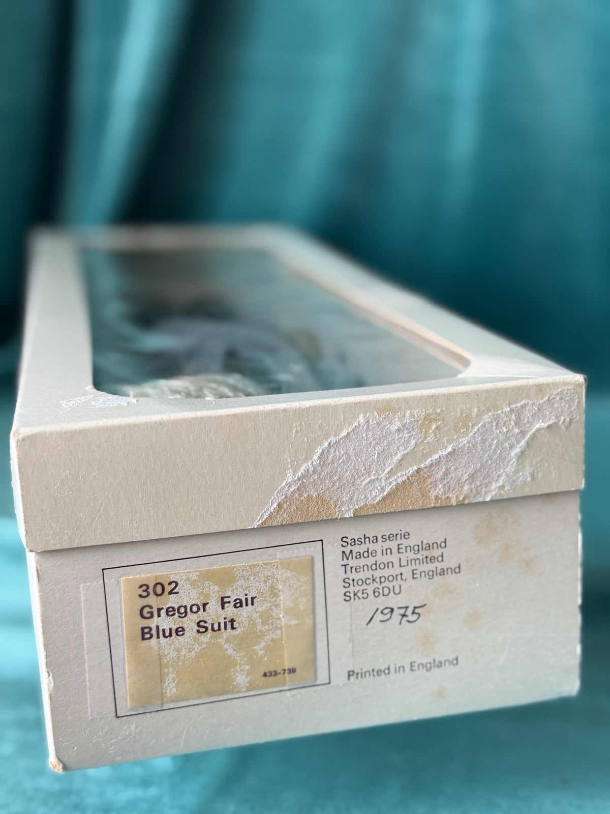 Collectible England Vinyl Sasha 302 Gregor Fair Blue Suit Boy Doll Box/Tag