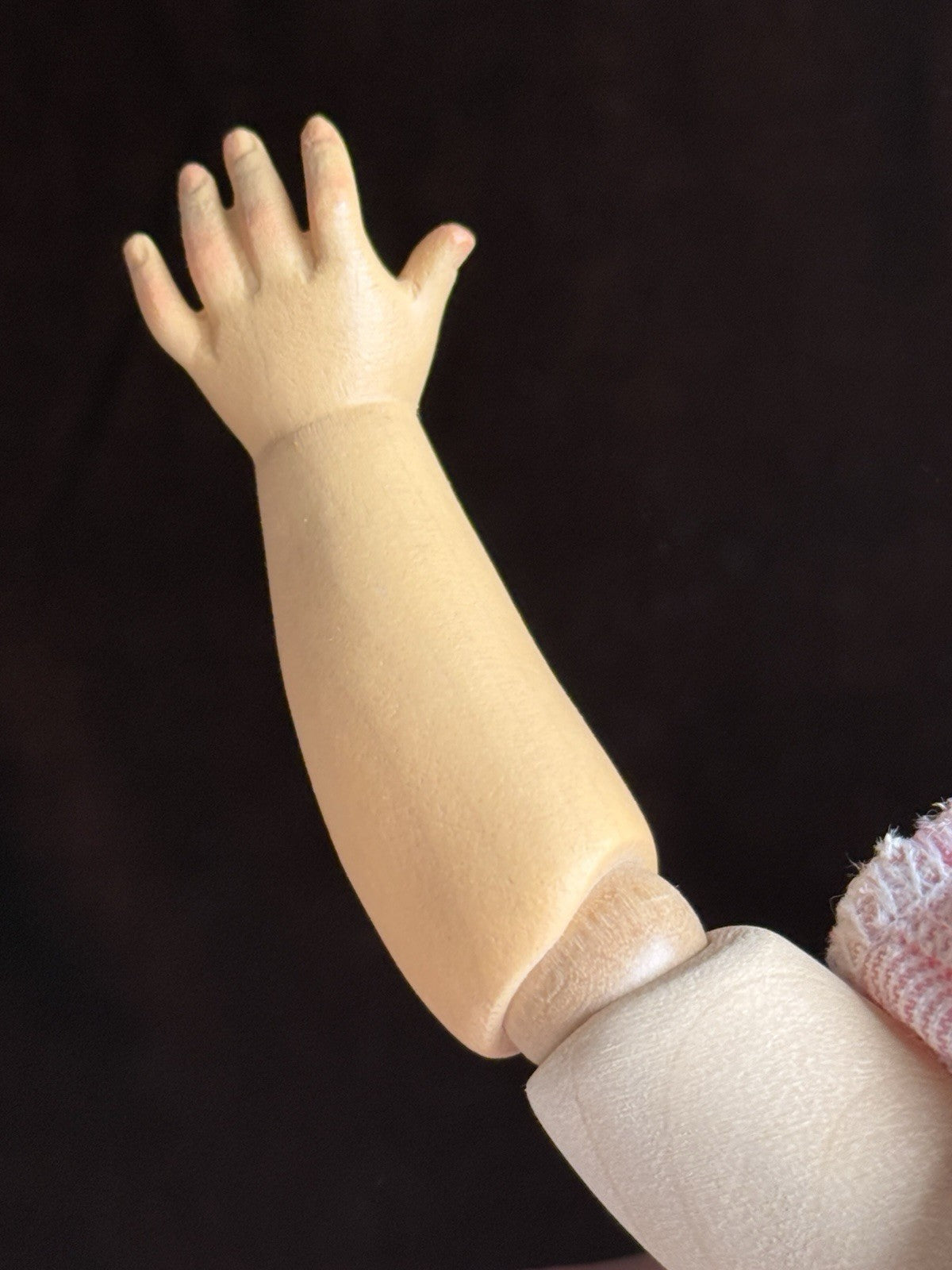 Vintage Italian ADO SANTINI Dolfi 13.5” Wood Carved Jointed Ann Doll LE 2000