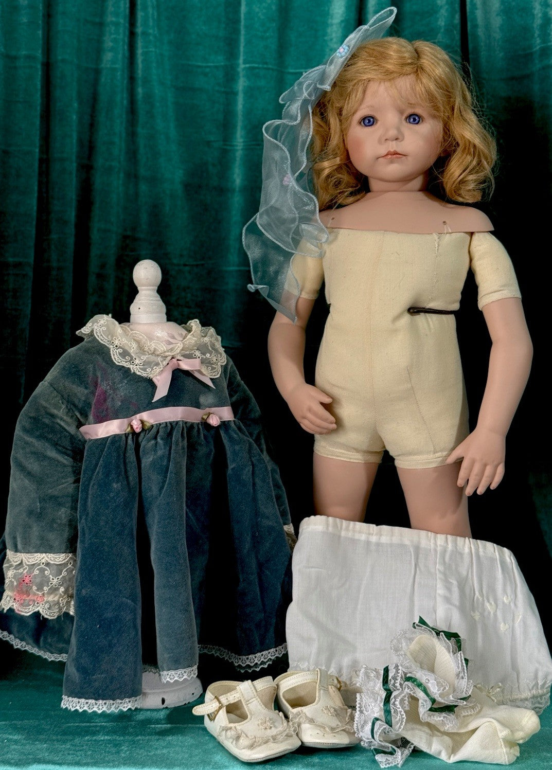 Reproduction Of “Kayla” by Dianna Effner Porcelain 23” Doll