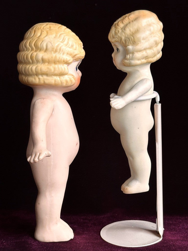 Lot of 5 Antique All Bisque Frozen Charlotte Dolls Made in Japan