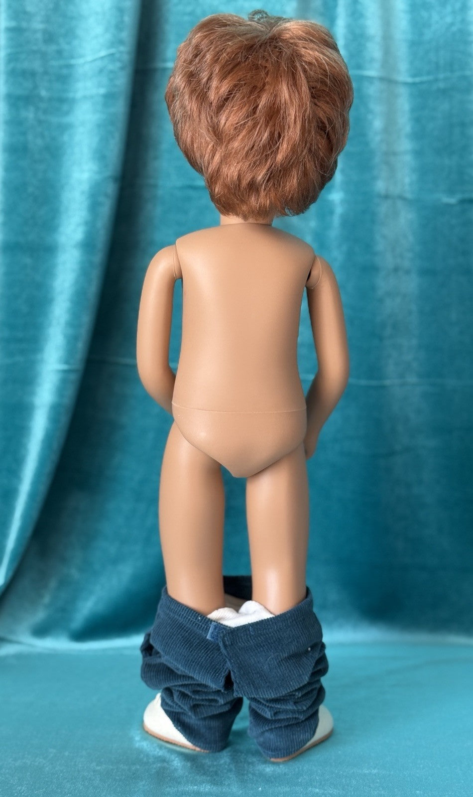 Collectible England Vinyl Sasha 312S Gregor Redhead Cord Boy Doll