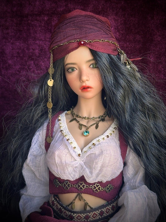 Iple House 18” Female Soo BJD 1/4 Resin Fashion Doll Face-Up Wig Dressed Box COA
