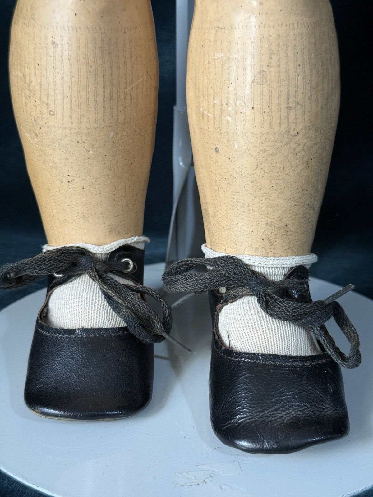Antique German Karl Hartmann 28” Doll Bisque Head Composition Body-Damaged