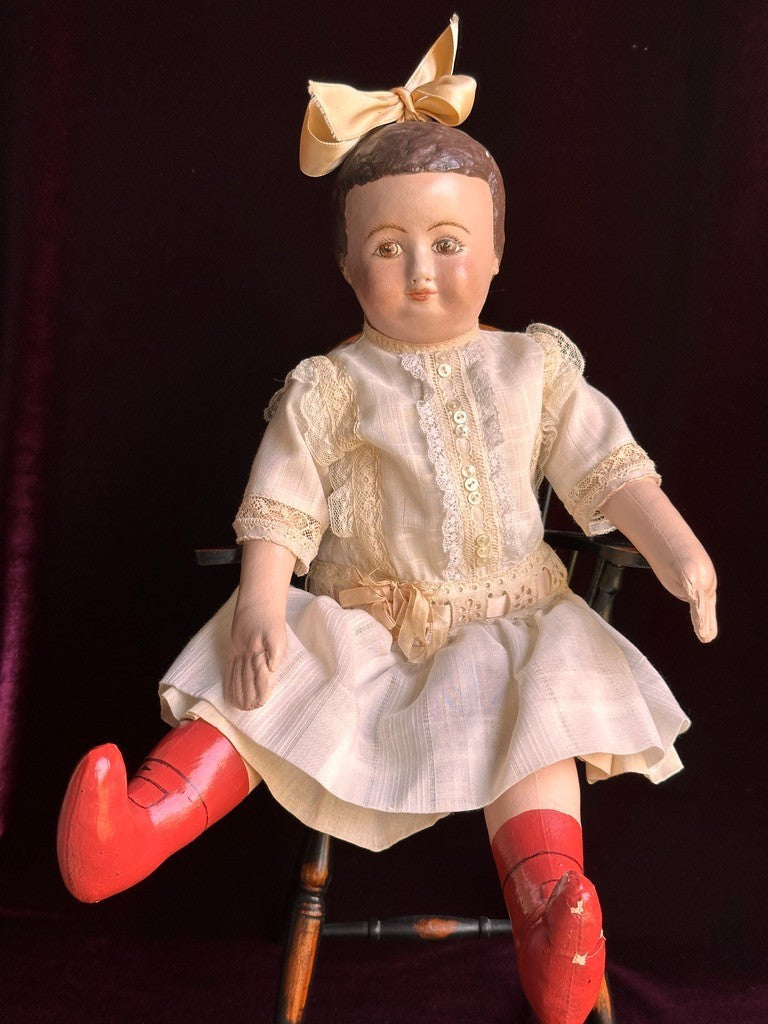 ODACA Artist 17” Reproduction of Alabama Baby Oil Painted Cloth Girl Doll