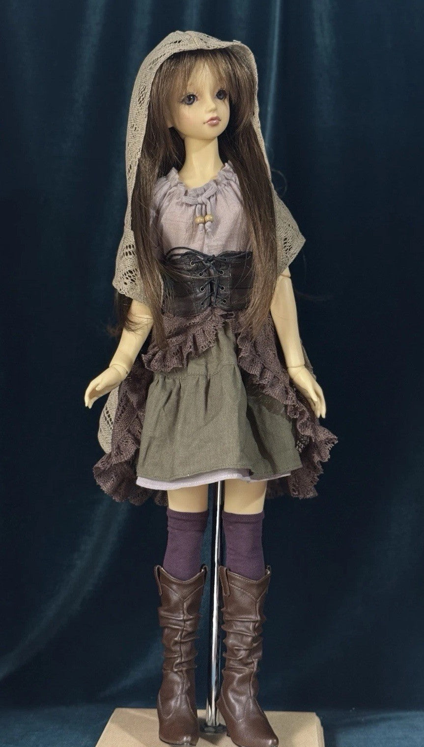 Super Dollfie Volks Japan Resin Fashion BJD 22" Doll Lady Archer Outfit