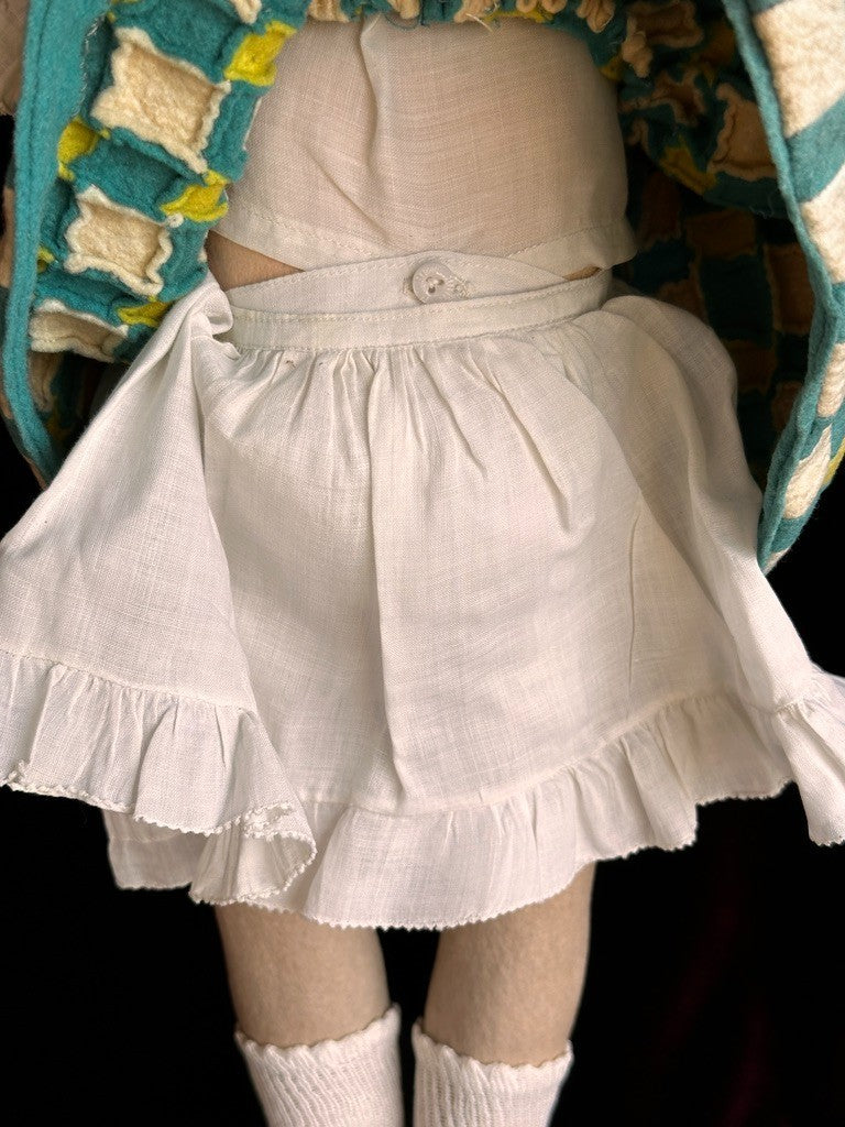 Vintage Italian 18" Lenci Grugnetto 1500/B Series Felt Grumpy Doll