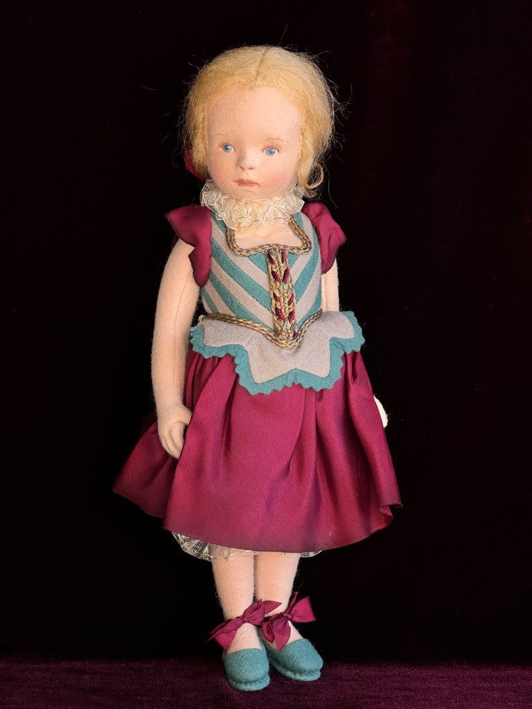 Collectible 12” John Wright Le Bal Masque Musette UFDC Candy Container Doll