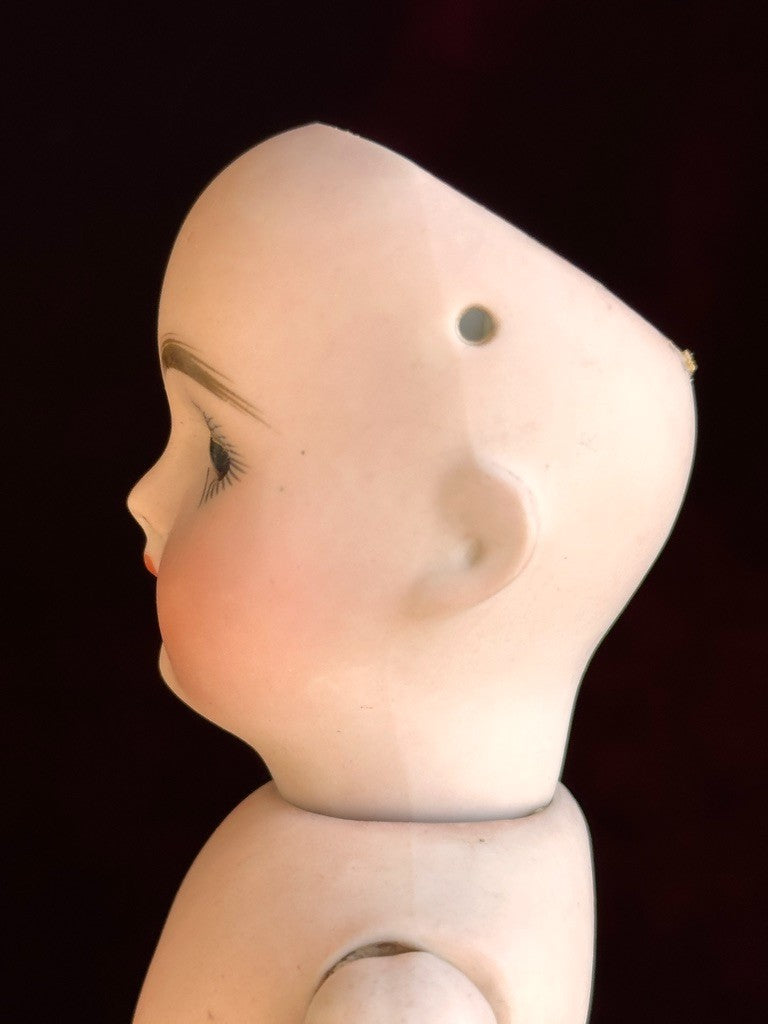 Large Antique German 7.5” Kestner 121 All Bisque Mignonette Doll Swivel Head