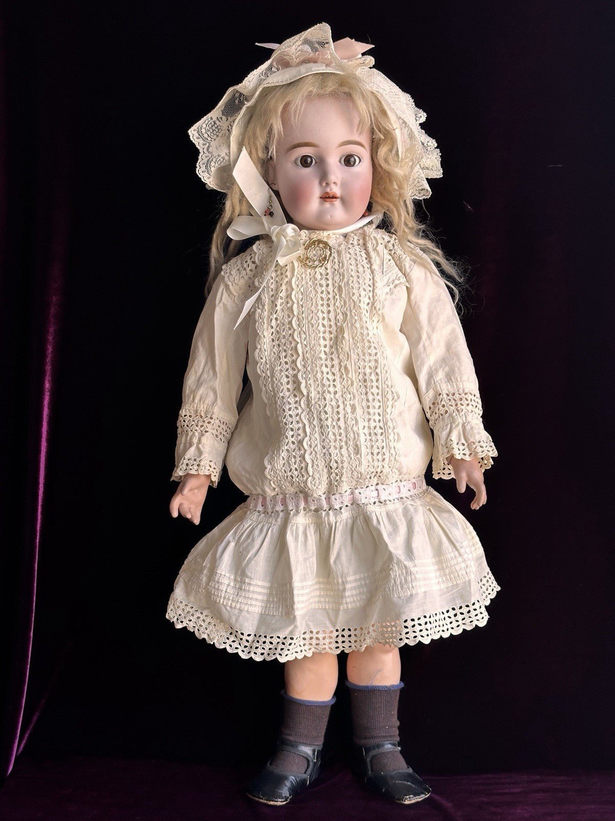 Antique German 27” Kammer Reinhardt 192 Bisque Head Doll