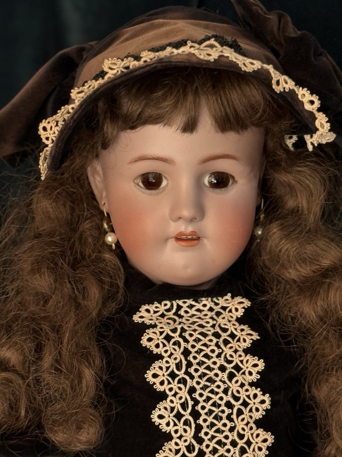 Antique German Simon Halbig Heinrich Handwerck 30” Doll Bisque Head