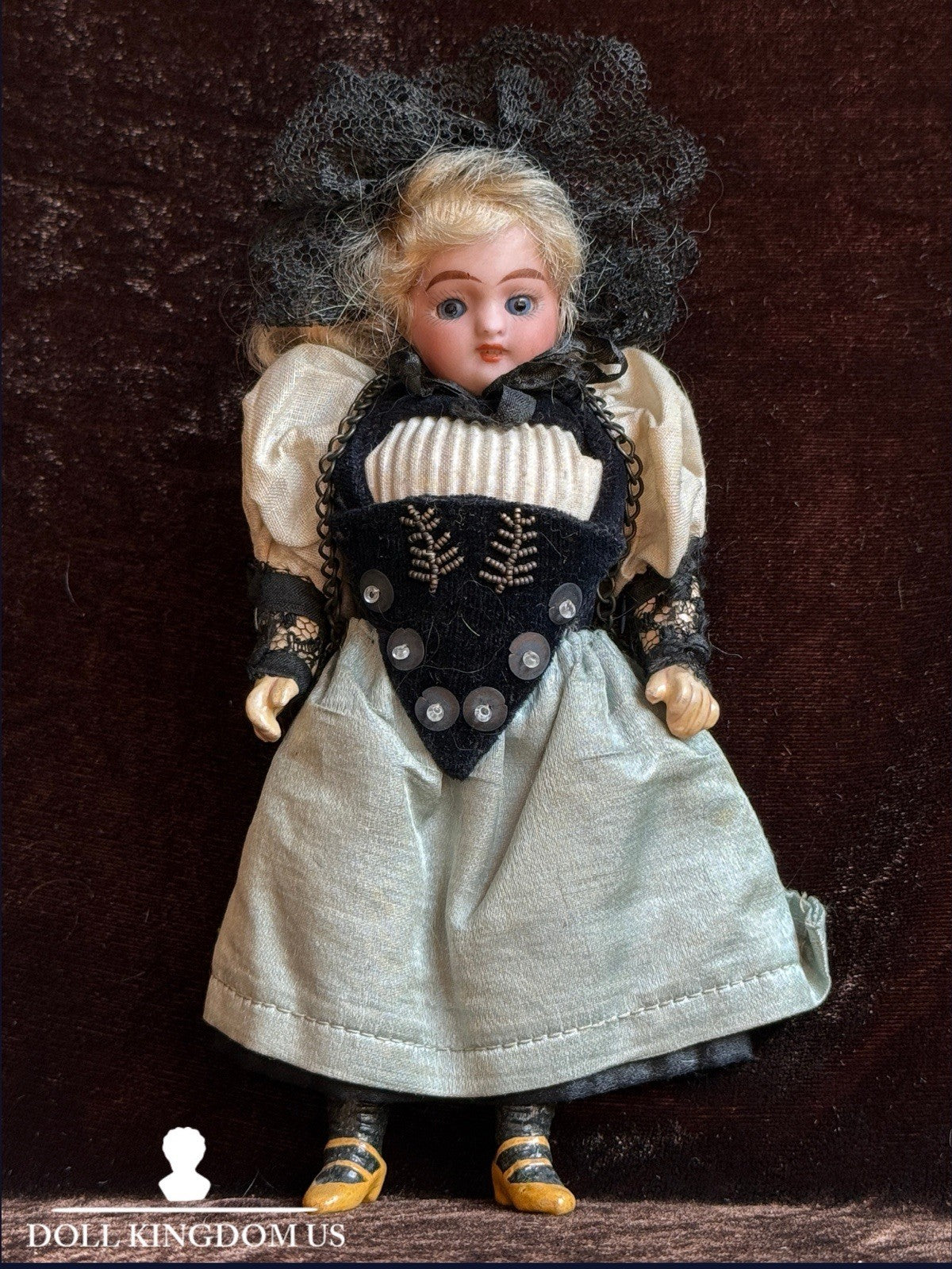Antique German 6” Kammer Reinhardt Simon Halbig (?) Bisque Head Doll