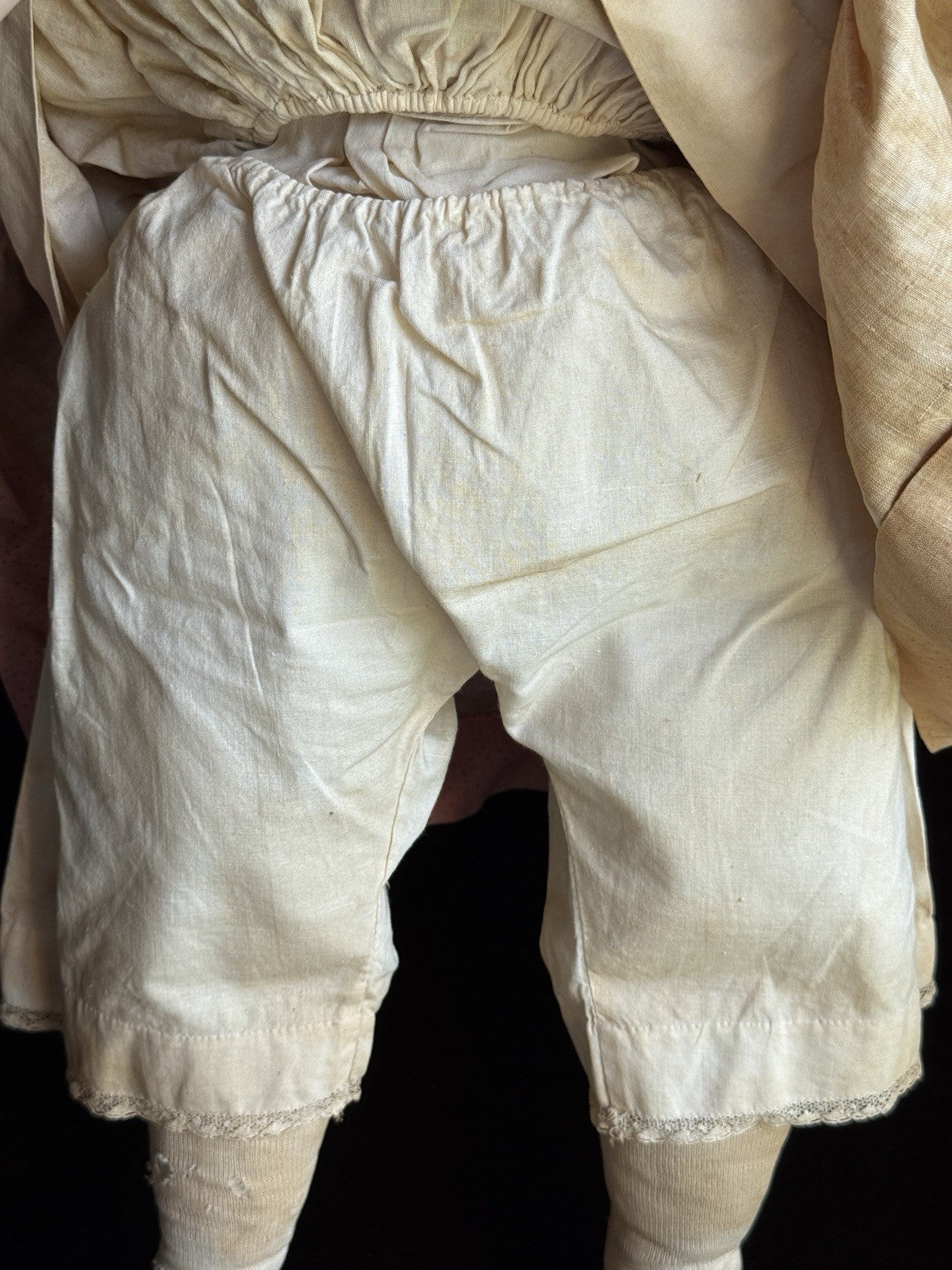 Large Antique American/German 25.5” Greiner Style Papier Mache Glass Eyes Doll