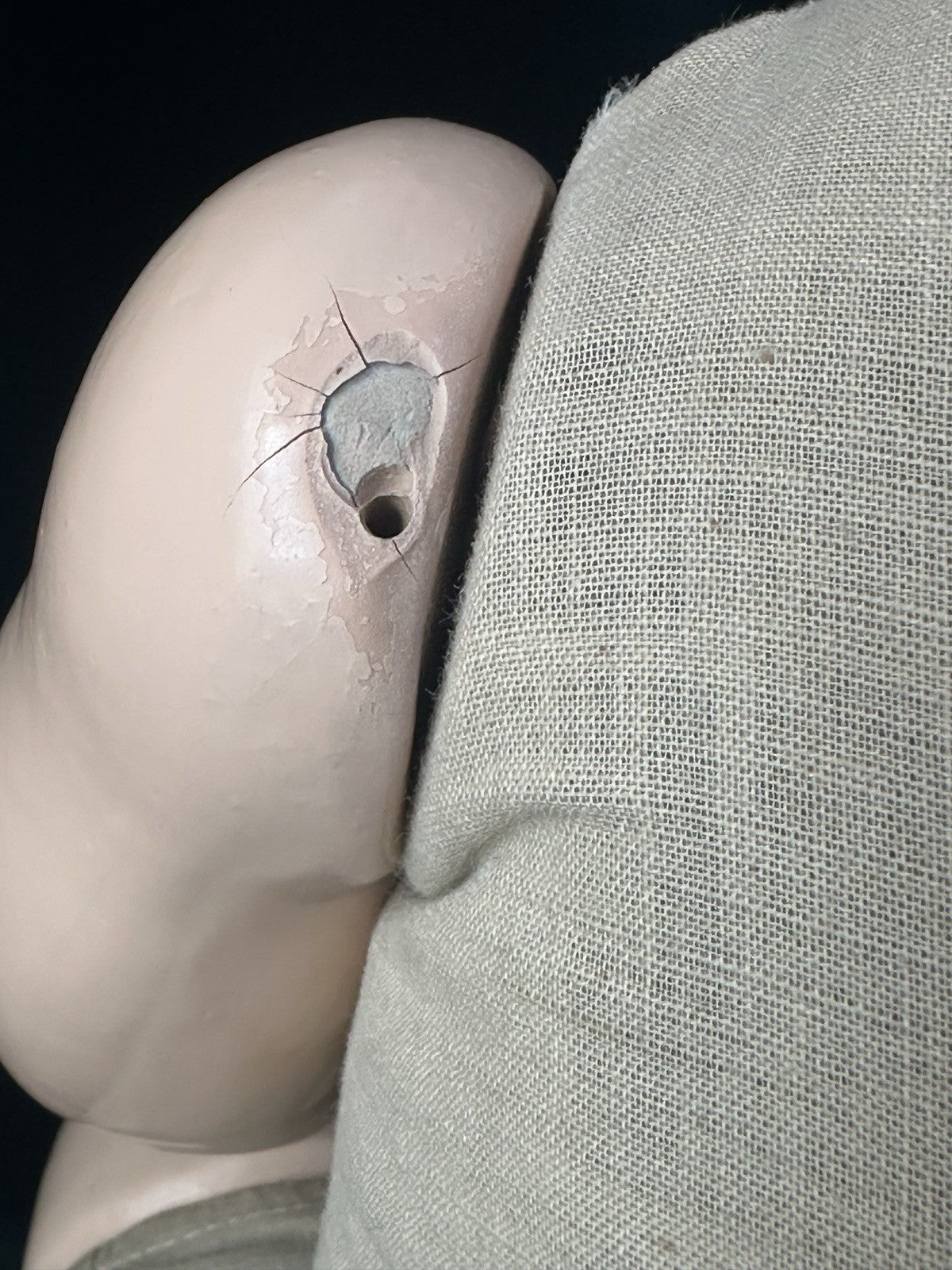 Large 26” Vintage American E.I.H Horsman Composition Doll Dimples