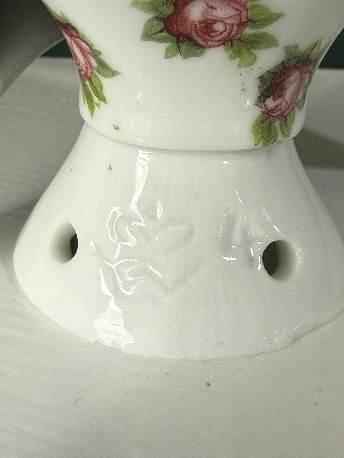 Porcelain German Goebel 4 3/4” Half Doll Figurine Arms Away