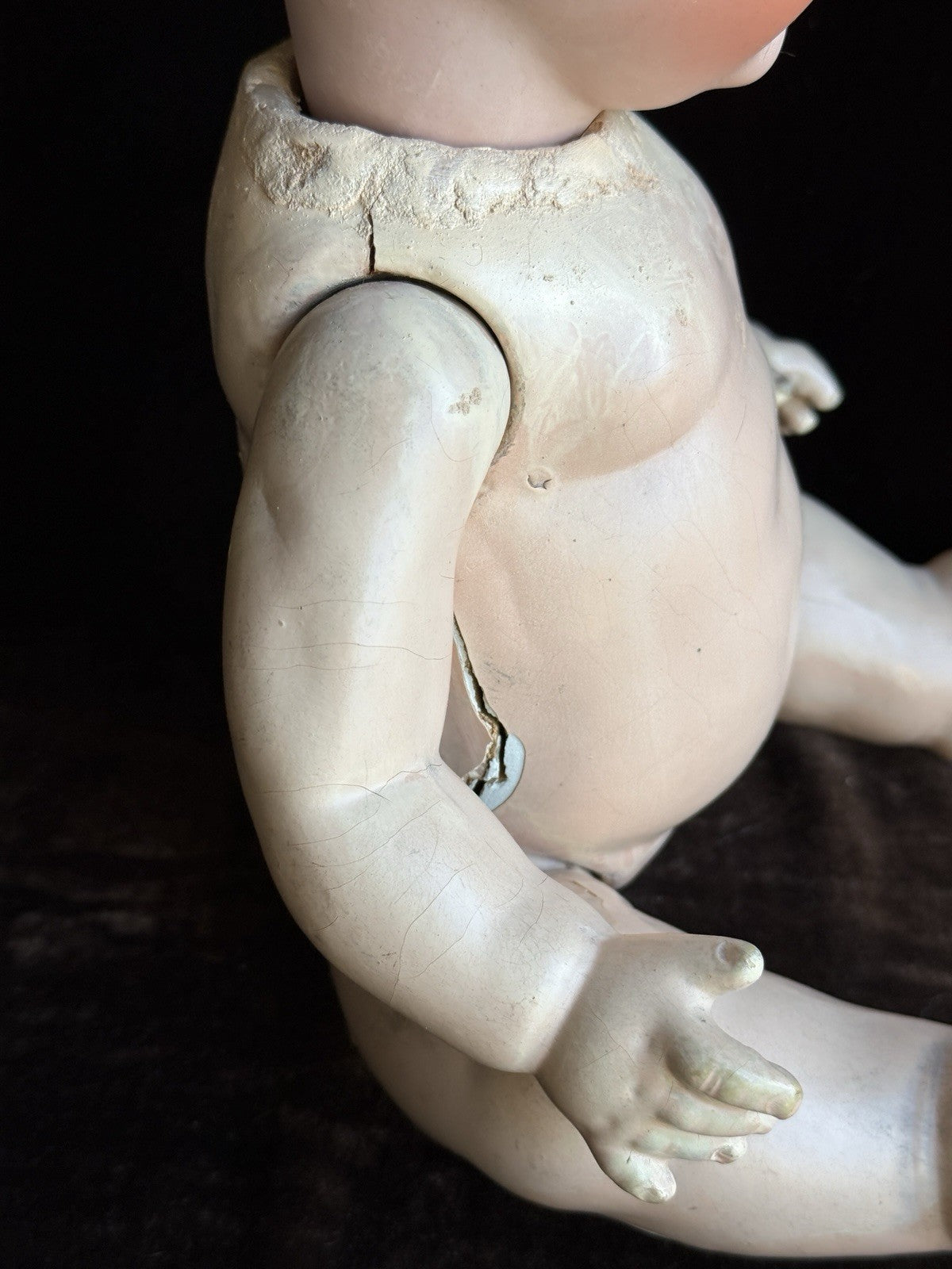 Antique German 16” Kestner JDK 257 Bisque Head Baby Doll