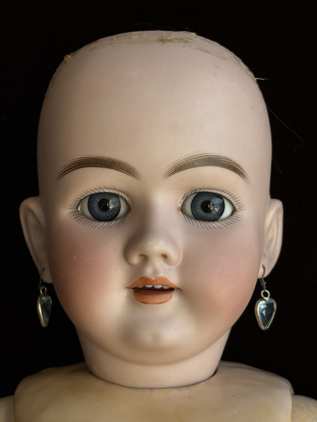 Large Antique German 28” Heinrich  Handwerck 99 DEP Bisque Head Doll