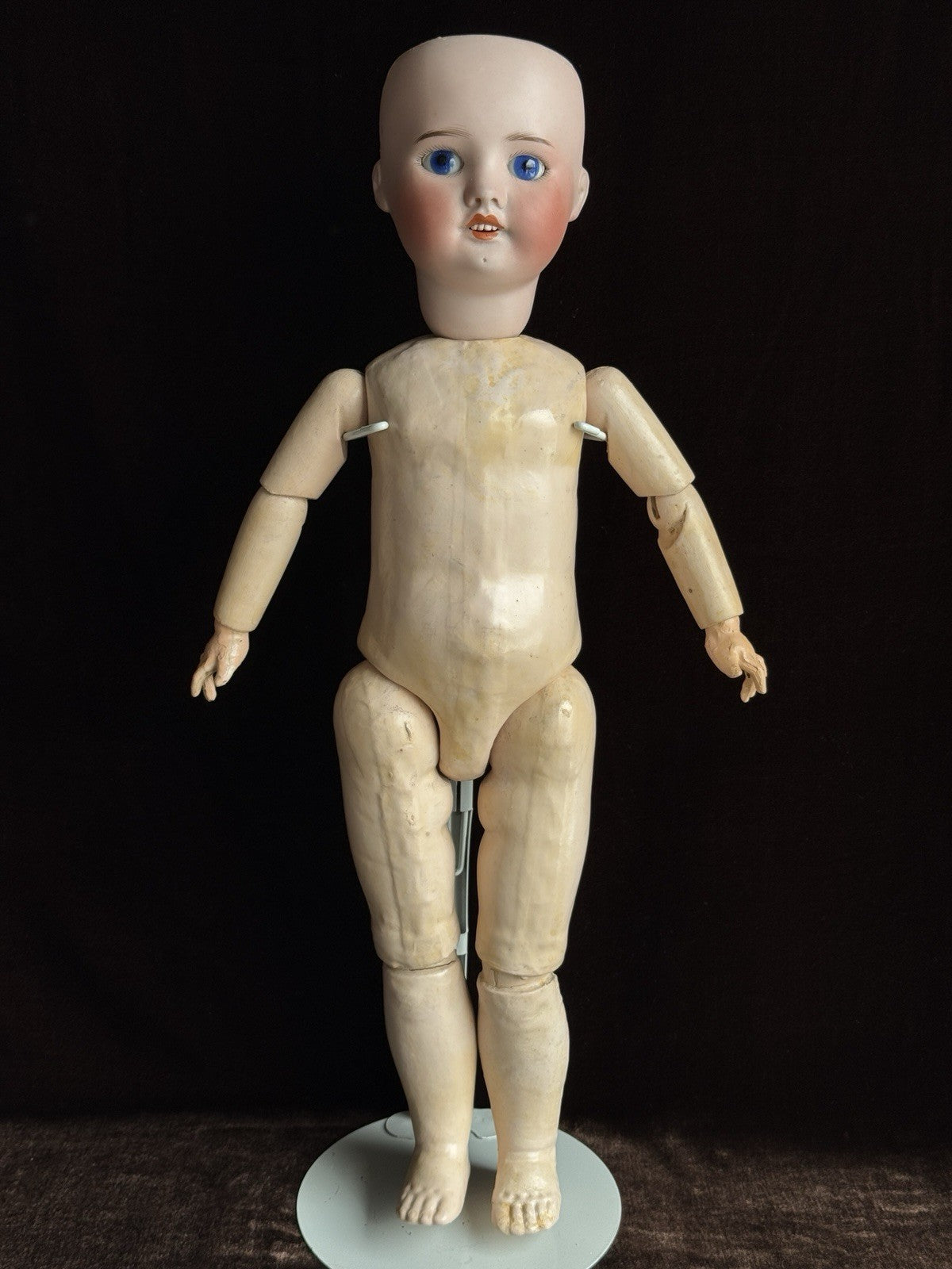 Antique French 20” SFBJ 60 Bisque Head Doll