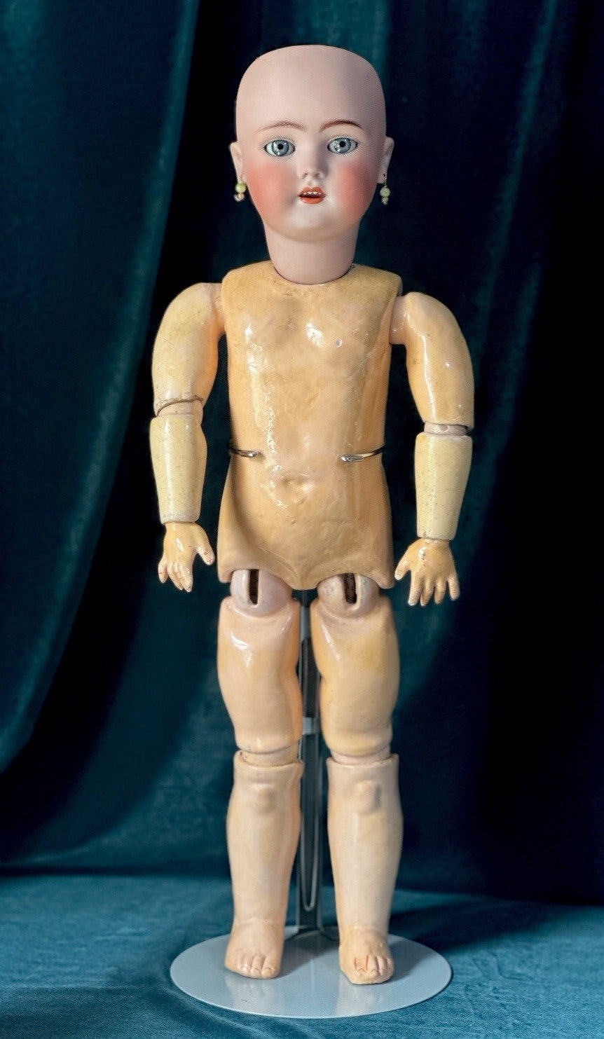 Rare Antique German Simon Halbig 21” Doll Mold 1078 Bisque Head Composition Body