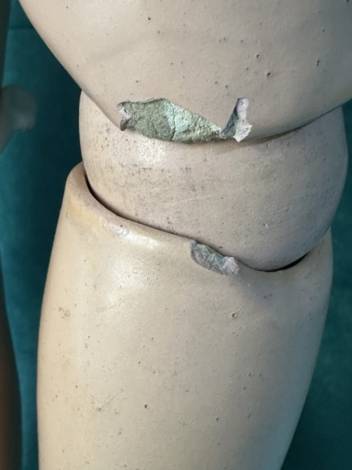 Antique German 28” JDK Kestner 260 74 Bisque Toddler Head Doll Composition Body