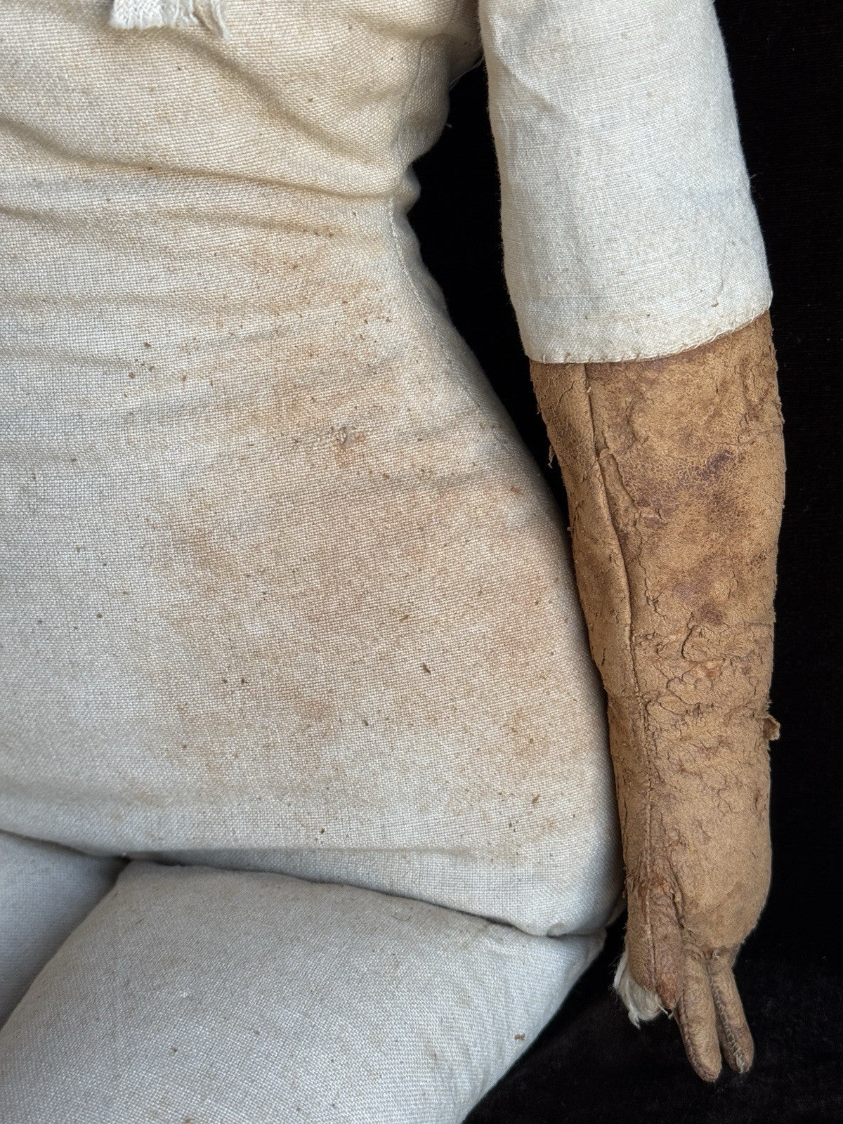 Huge 39” Antique American Greiner Papier Mache Doll