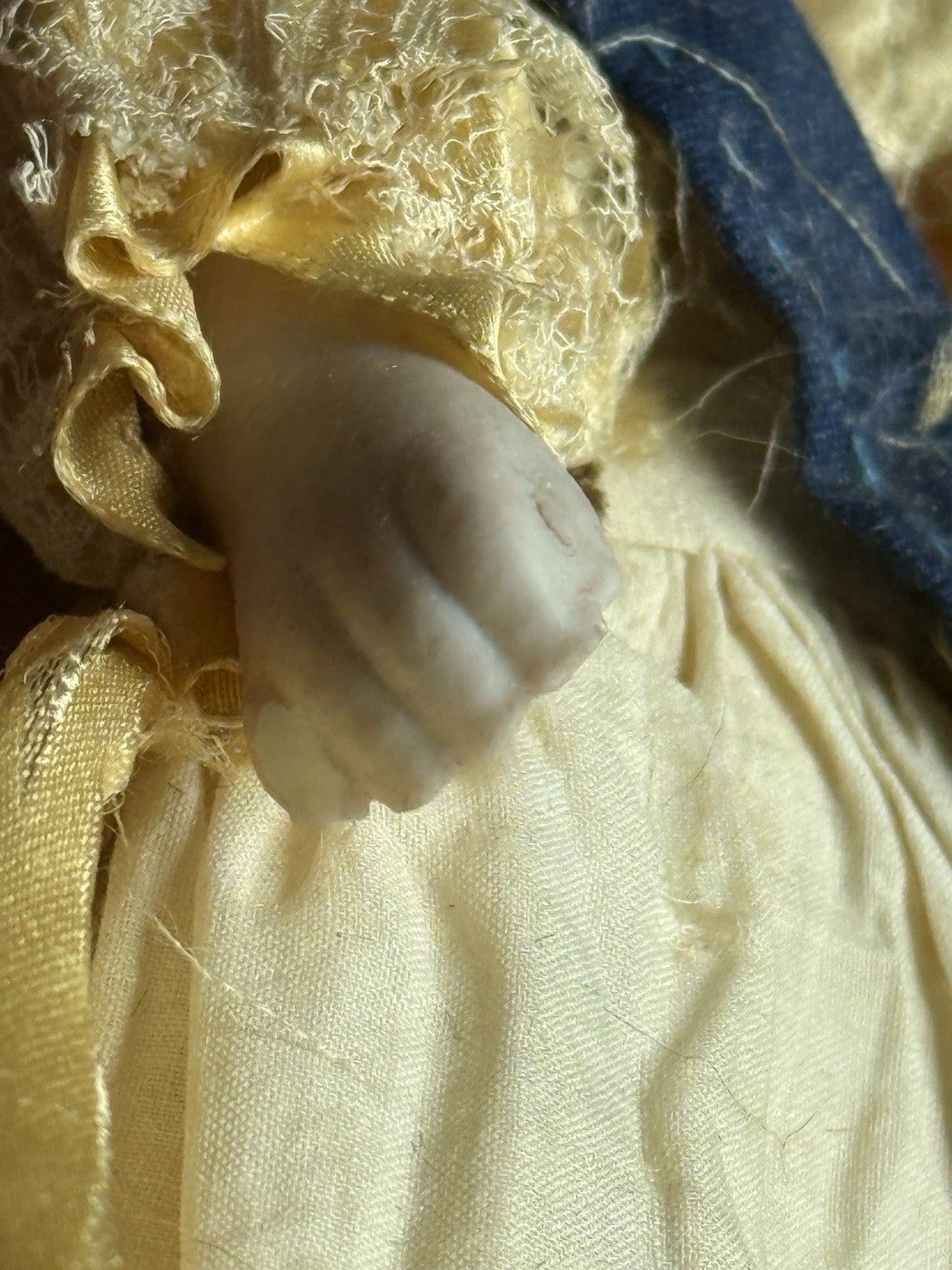Antique German 11.5” Kestner 154 Bisque Shoulder Head Doll