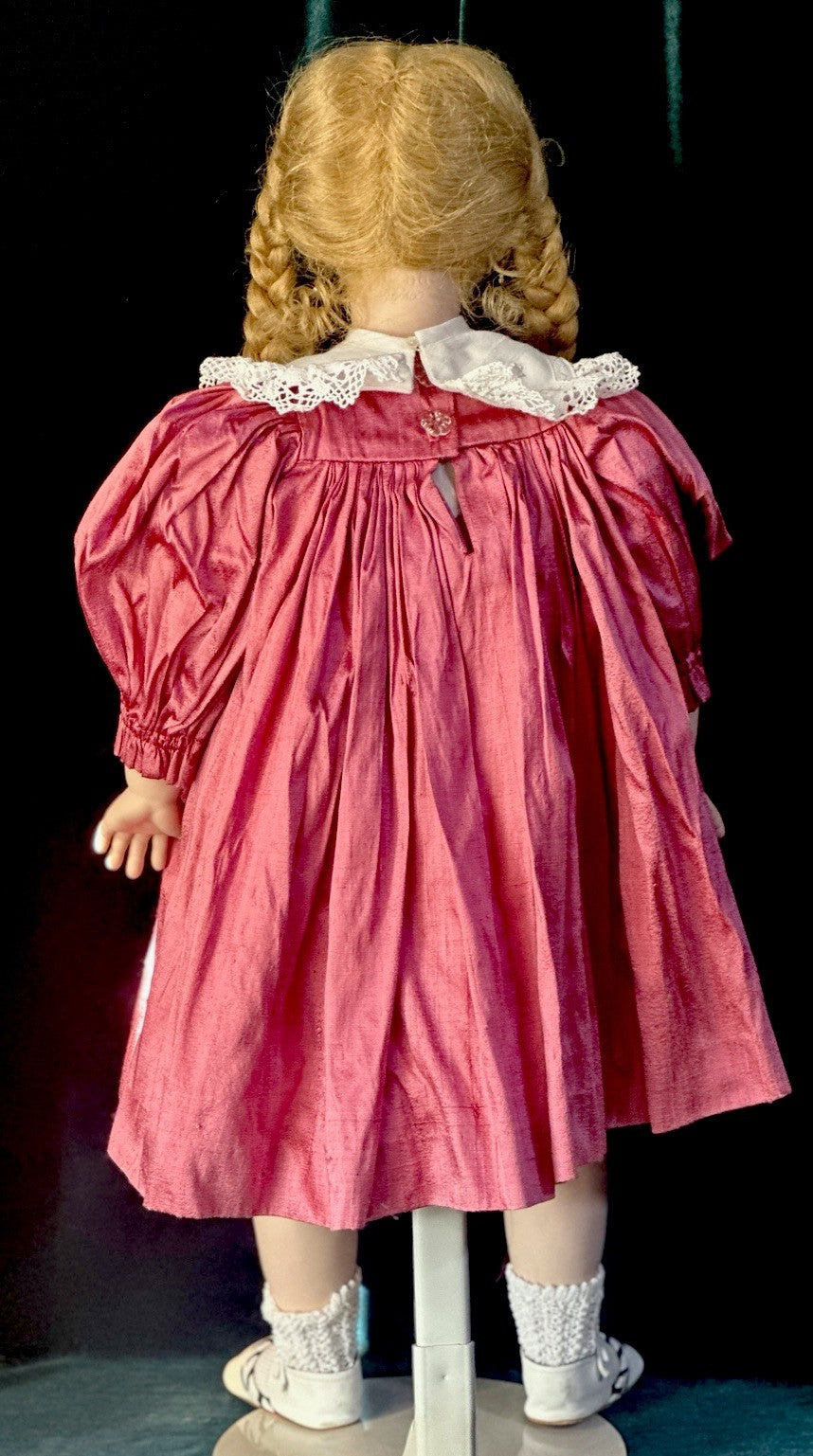 Collectible Artist 26” Porcelain Doll “Allena” by Ruth Treffeisen LE 100 COA