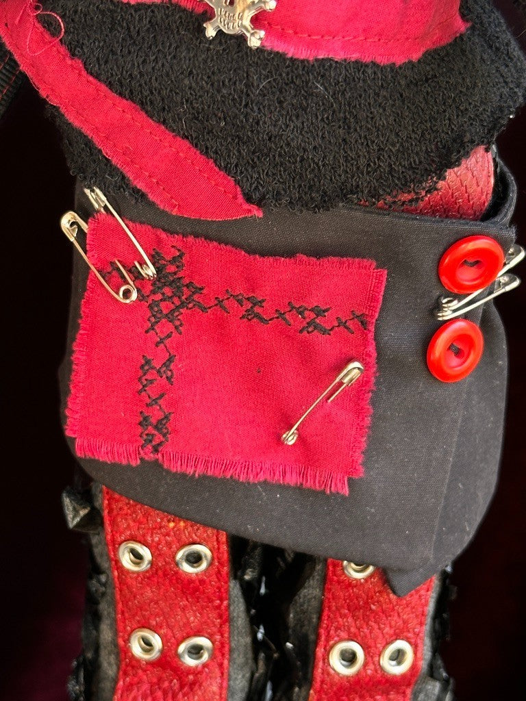 Volks Early 2001 BJD MSD 17" Tsubaki (?) Resin Doll Faceup Dressed