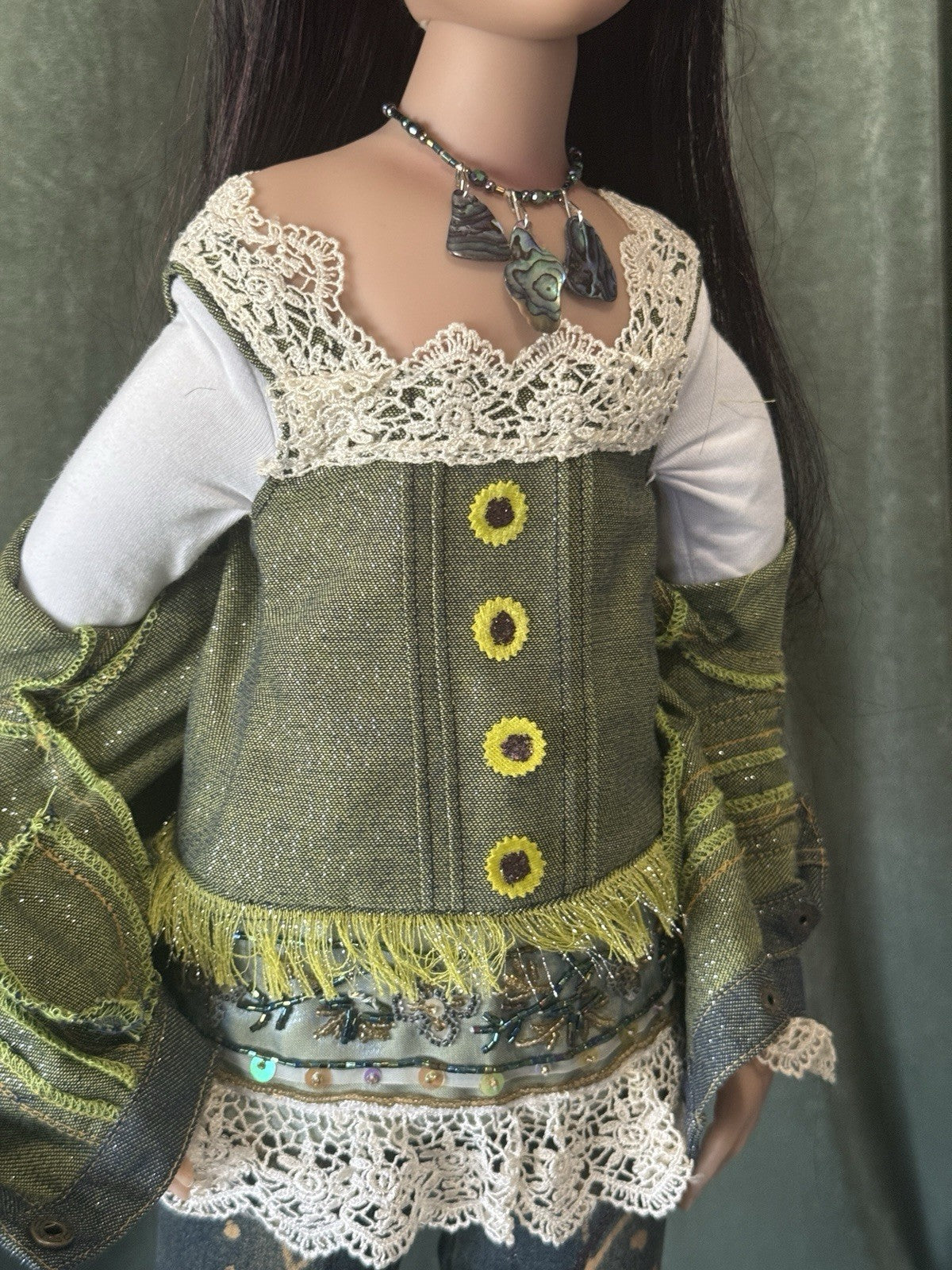 Collectible Artist Vinyl 30” Doll Maggie by Jan Mclean COA/Tag/Stand LE 494