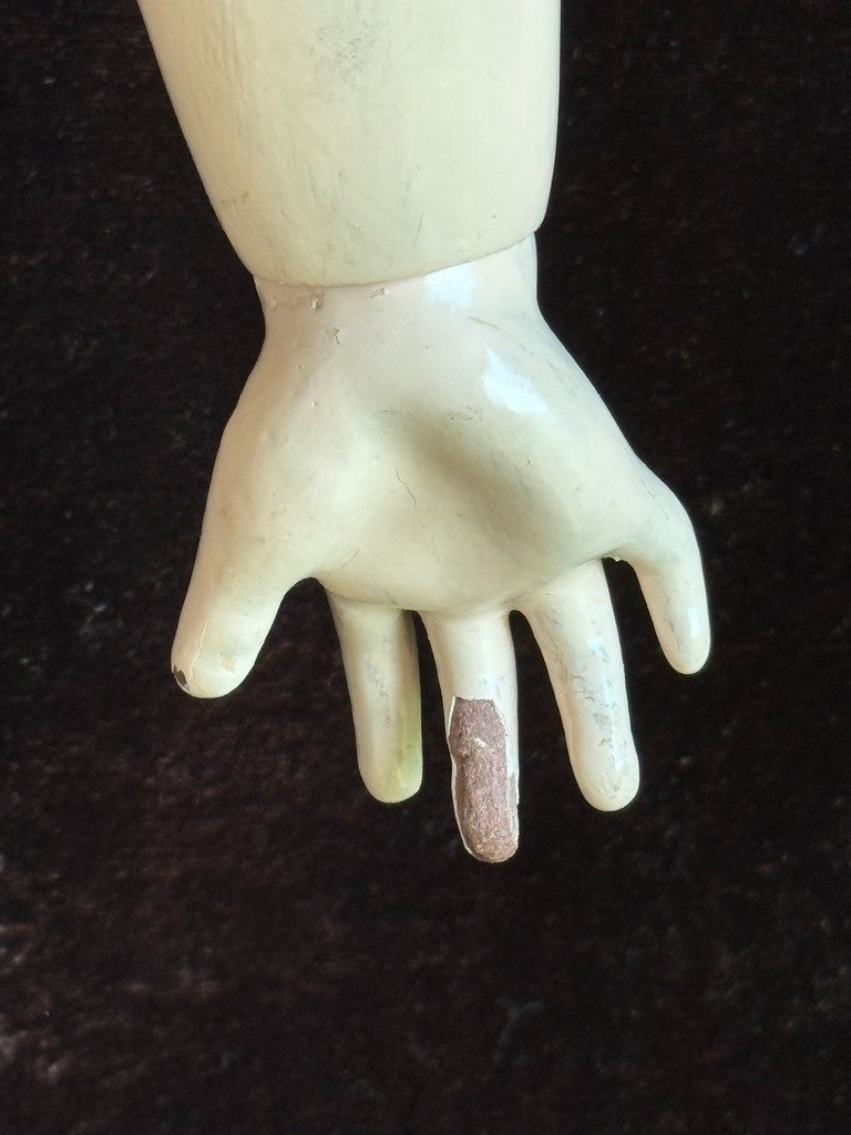 Vintage 24” Reproduction Bisque Jumeau Head on Original Antique French Body